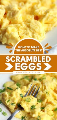 Want an easy breakfast idea? Learn how to make scrambled eggs step by step! You'll love how they turn out creamy, fluffy, and flavorful every time. The BEST scrambled recipe! Save this Mother's Day brunch idea!