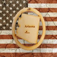 Handcrafted Arizona Christmas Ornaments! Personalized FREE!