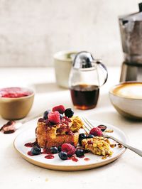 coconut and oat french toast | donna hay