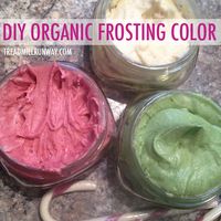 How to color icing without artificial food dyes #organic #natural #baking