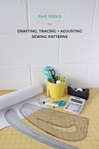 Five Tools for Drafting, Tracing and Adjusting Sewing Patterns | Tilly and the Buttons | Bloglovin’