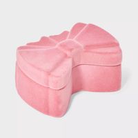 Bow Flocked Trinket Box - Wild Fable™ Pink : Target