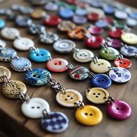 Lady collected mismatched buttons. Instead of tossing them, she came up with these 10 brilliant ideas