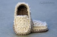 Crochet Pattern  Baby boy  Lil' loafers super by TwoGirlsPatterns