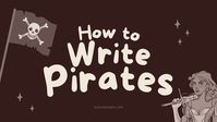 If you're writing a story aboard a pirate ship, or featuring pirates, this guide will help you out with research. We'll go through jobs on the ship, weapons, terms, ship parts, and some common tropes of pirate stories.   Table of Contents Roles on a Ship Pirate Weapons Pirate Terminology Pirate Ship Parts Common Tropes