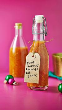 Make this hot sauce to gift at Christmas as part of a food hamper. It's ideal for a chilli lover – the heat will mellow with time