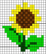 Sunflower cross stitch. Flower cross stitch.