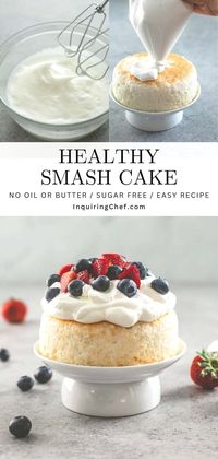 This healthy smash cake for a baby's first birthday has it all - fluffy, light, delicious, and an easy dessert recipe at that!