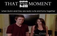 Clay Evans and Quinn James. Clinn. One Tree Hill. Robert Buckley. Shantel VanSanten. OTH. That One Tree Hill Moment.