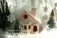 Flickr Album PUTZ HOUSES:: A collection of photos by http://christmasnotebook.com with link backs to site. love love love #glitterhouses #putzhouse #ChristmasDIY #WCS #vintageChristmas