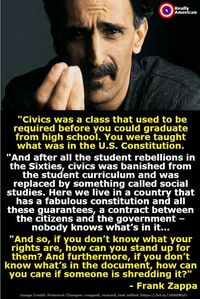 Tyrants prefer an ignorant population. It helps keep them under control, because they don't know what was taken from them. (i.e. Freedom, Truth, Independence, Critical Thinking, Liberty, Self Reliance, Self Preservation)