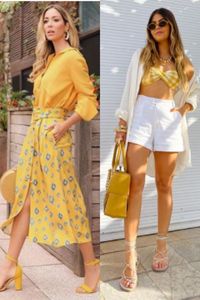 Clique e confira o post de moda com as cores que são tendência para 2022!, Natália Bars, Moda feminina, as cores de 2022, as cores tendência para 2022, roupas estilosas, looks com amarelo, looks com branco, looks saia estampada, looks com short branco, look camisa amarela, looks elegantes, looks saia longa com fenda, looks saia midi com fenda, #modafeminina #tendênciasdamoda #looksamarelos #lookscombranco #looksverão #ascoresde2022 #ascoresdoano #looksinspiração #lookselegantes #lookssaia