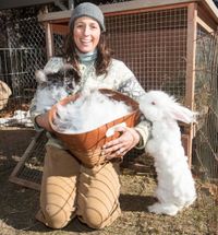 Forget yarn — knitters raise rabbits to spin luxurious threads | New York Post