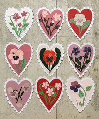 Cut Paper Collage Valentine Mini Tutorial — the flower wife | jen k