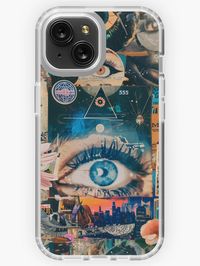 "555 Metaphysical Eye Collage Art" iPhone Case for Sale by Mystikos Art | Redbubble