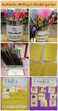 @balancedlitdiet --> creative ways to support authentic reading and writing experiences for your kindergarteners!