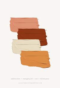 Grab the color codes for HEX, Benjamin Moore, and Pantone at OaklynStudio.com . Color scheme by Oaklyn Studio.