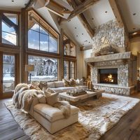 How to Bring Chalet Interior Charm into Your Home • 333+ Art Images