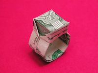 Dollar bill ring | Design: Masako Tanaka Link: Modified to a… | Flickr