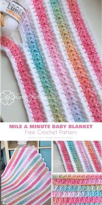 Mile A Minute Baby Blanket Best Ideas | Your Crochet | Bloglovin’