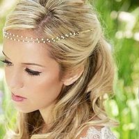 Boho Bridal Pearl Headband Kara – JazzyAndGlitzy