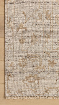 The Abigail Collection is a hand-knotted area rug from Magnolia Home by Joanna Gaines x Loloi with subdued traditional motifs and a beautifully tonal color palette. The space-dyed yarns hues shift in linear streams across the rug, similar to the color gradations in one-of-a-kind rugs. This collection is hand-knotted of wool and cotton in India and Goodweave-certified, ensuring our commitment to ethical production and the support of weavers communities.
