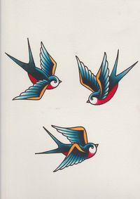 Image result for american traditional swallow tattoo