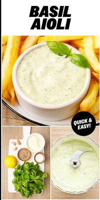 Basil aioli is one of those condiments that can completely transform a dish into something special & can be made with just a few simple ingredients.