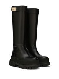 Dolce & Gabbana knee-high Leather Boots - Farfetch