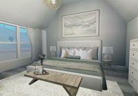 Realistic bloxburg master bedroom idea #bloxburg #roomidea #idea #decals #masterbedroomideas 