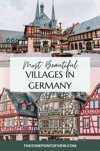 Planning a trip to Germany and looking for the most beautiful villages to explore? While these towns are off the beaten path, they are also where you will find the most authentic German culture. Let me help you narrow down these fairytale villages of Germany to the right one for your trip! | small german villages | old german villages | german villages most beautiful |