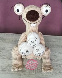 Amigurumi Ice Age Sid Free Crochet Pattern - Amigurumi