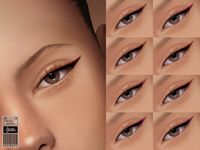 The Sims Resource - Graphic Eyeliner | N28