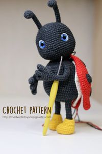 PLEASE NOTE: PURCHASE OF THIS ITEM IS FOR A DIGITAL PDF CROCHET PATTERN , NOT THE ACTUAL FINISHED TOY in THE PHOTOS! Pattern is written in standard US terms. The pattern does not contain basic course of crocheting – you should already have the basic knowledge! Crochet ladybug pattern. This pattern contains: ✅ 65 photos of the process ✅ 17 pages ✅ detailed description of crochet toys #amigurumi #amigurumipattern #crochetinspiration #crochetpatternsamigurumi #crochettoysanddolls