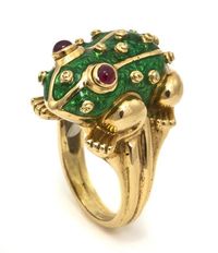 David Webb frog ring