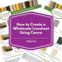 How to Create a Wholesale Line Sheet Using Canva eCourse