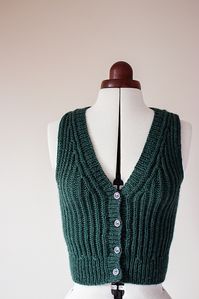 ribblesdale vest pattern by Lily Kate France