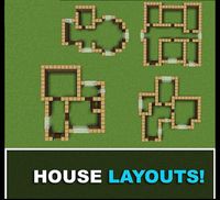 These arent mine, just an edited version of another pin (the original says 5 house layouts. It was very bothersome)