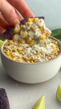 This Mexican Street Corn Dip brings together the sweet, creamy, and slightly spicy flavors of traditional Elote in an easy-to-make dip. Grab some tortilla chips and dig in!