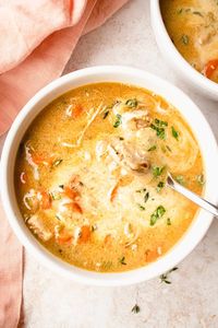 Gluten-Free Dairy-Free Creamy Chicken Soup