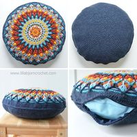 Spanish Mandala Cushion - pattern by Lilla Bjorn Crochet