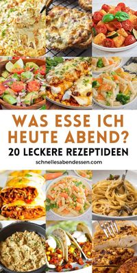 Was koche ich heute Abend? Eine Frage, die wir alle uns doch schon einmal gestellt haben, oder? Damit ist jetzt Schluss. Aus „Was soll ich heute kochen?“ wird dank diesen 20 Rezeptvorschlägen im Handumdrehen „Das werde ich heute kochen“.