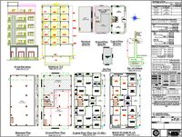 3BHK Apartment Architecture Layout Plan Submission Drawing in AutoCAD DWG - Cadbull