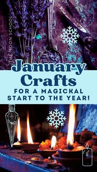 January crafts for adults and witches