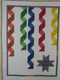 Ribbon quilt for baby Elizabeth