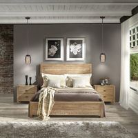 Grain Wood Furniture Montauk Solid Wood King Panel Bed - Overstock - 14229209