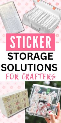 Get inspired with our clever ideas for organizing your sticker collection! From portable storage to DIY solutions, we've got everything you need to keep your stickers organized and ready for your next project. #stickerstorage #scrapbooking #crafting #DIY #organization"