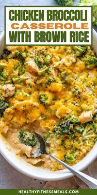 Indulge in a comforting Chicken Broccoli Casserole with Brown Rice, where tender chicken meets nutty brown rice and crisp broccoli, all smothered in a rich, homemade cheese sauce. Baked to golden perfection, this hearty dish delivers a balanced meal in every bite. Ideal for busy weeknights, it's a family-friendly favorite that brings everyone to the table.