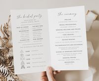 "EVERY PURCHASE COMES WITH A FREE 7 PAGE WEDDING CHECKLIST Also, please enjoy 60% off this item when you copy and paste the link below. https://lovelanepress.ck.page/discountcode -------------- DESCRIPTION -------------- We're excited to offer you our Catholic wedding program template, an editable folded wedding program perfect for your church wedding. Our Catholic wedding program template is designed with elegance and simplicity in mind, making it the perfect choice for your wedding day. This editable template allows you to customize the text, fonts, and colors to match your wedding theme. The folded wedding program is a classic choice for Catholic weddings, providing ample space for you to include all of the important details of your ceremony. -------- LINKS -------- Love Lane Press is n