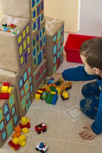 I don’t know about you, but I have quite a few boys around my house who have a real urge to build stuff. I think I own more different types of blocks than is necessary…but the boys thin…